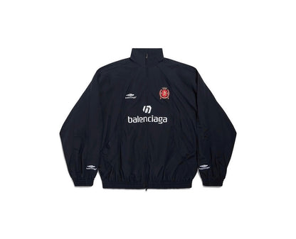 Balenciaga Soccer Paris 10 Black Zip Up