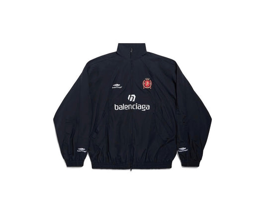 Balenciaga Soccer Paris 10 Black Zip Up
