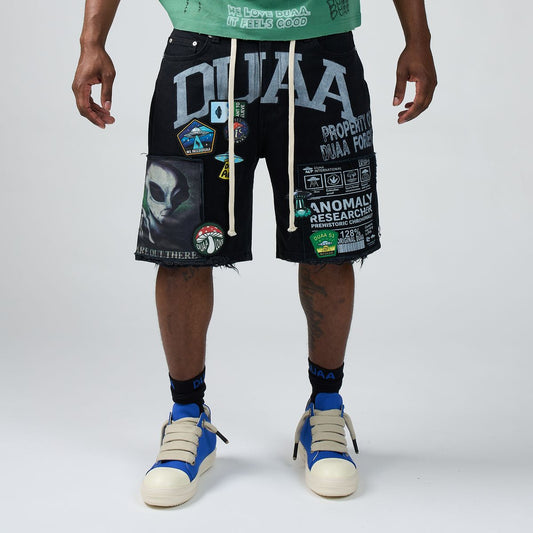 DUAA UFO BLACK SHORT