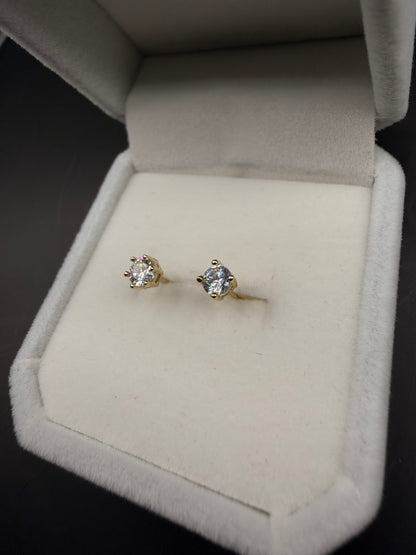 Aretes oro laminado 14K P