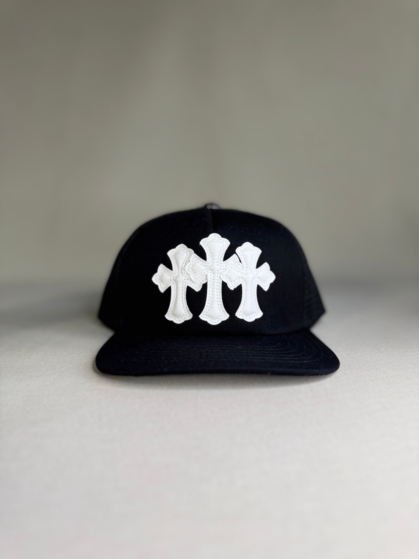 CHROMEHEARTS CEMENTERY TRUCKER HAT BLACK