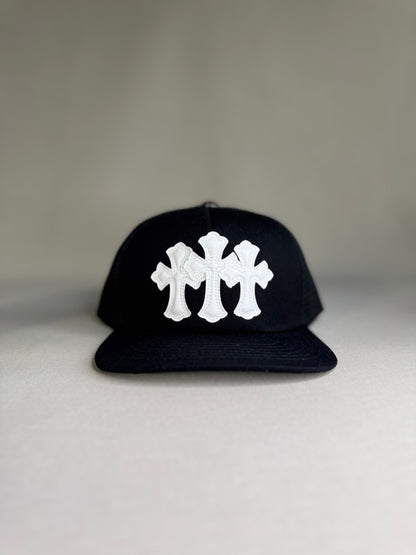 CHROMEHEARTS CEMENTERY TRUCKER HAT BLACK