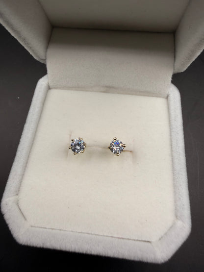 Aretes oro laminado 14K P