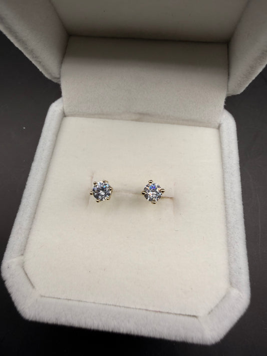 Aretes oro laminado 14K P