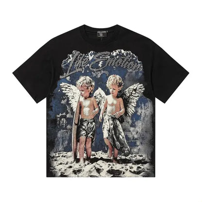 MIXED EMOTION MADE BY SCARS BLACK TSHIRT