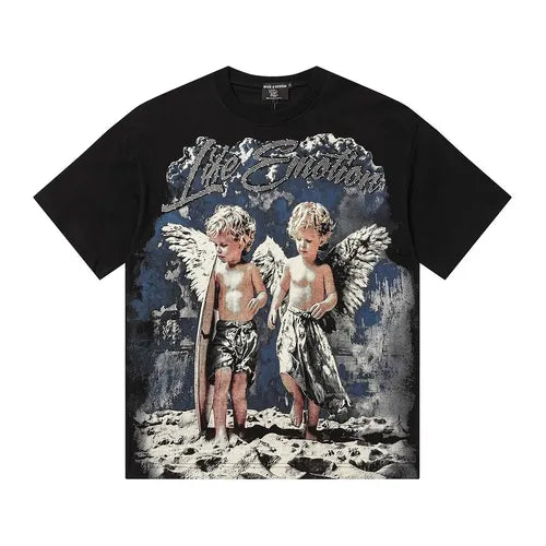 MIXED EMOTION MADE BY SCARS BLACK TSHIRT