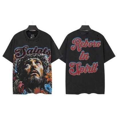 Saints Reborn in spirit Black Tshirt