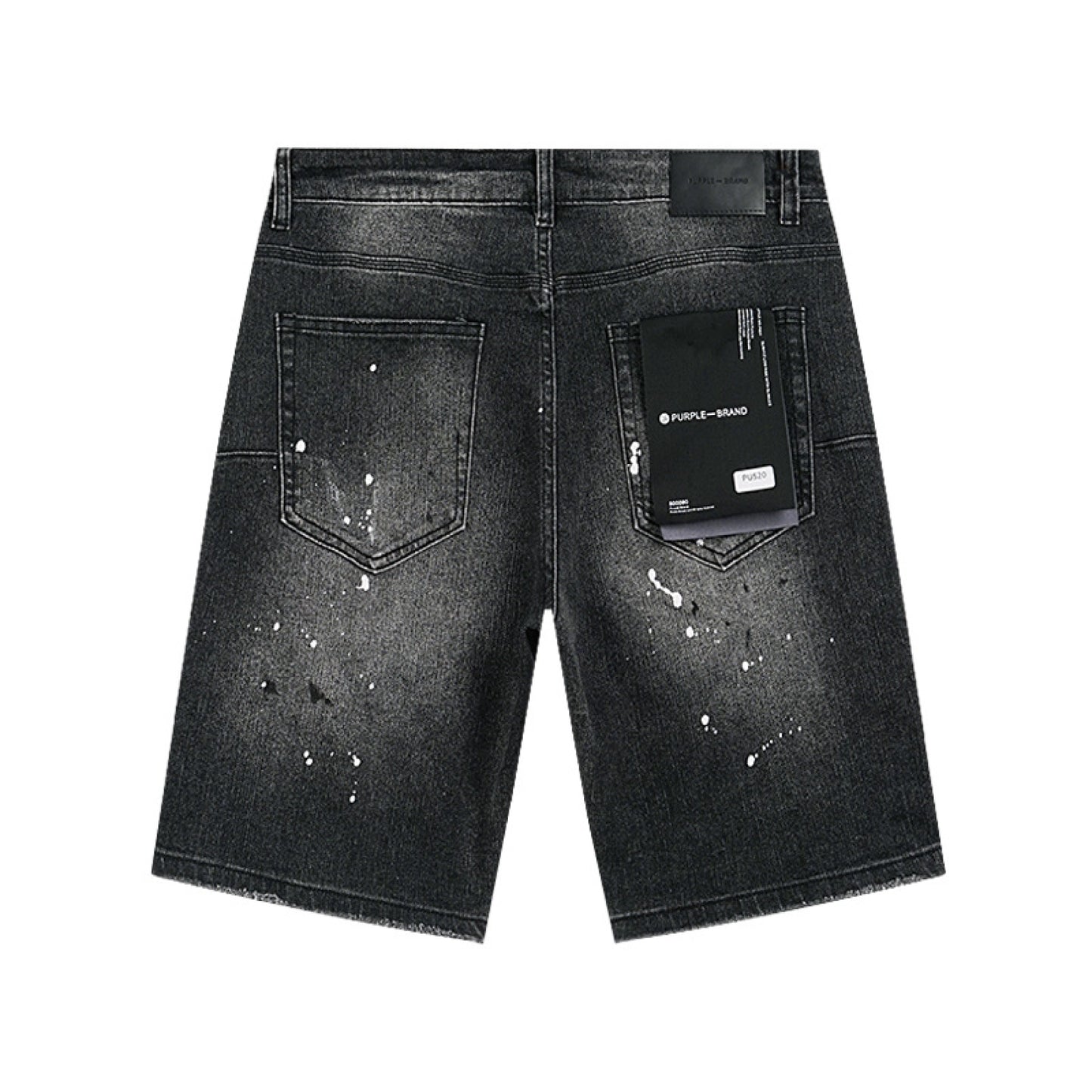 PURPLE SHORT BLACK PU520