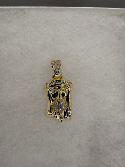 Iced Jesus Oro laminado 14K