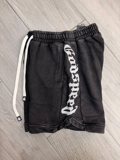Godspeed Mens Courtside Shorts Charcoal Wash