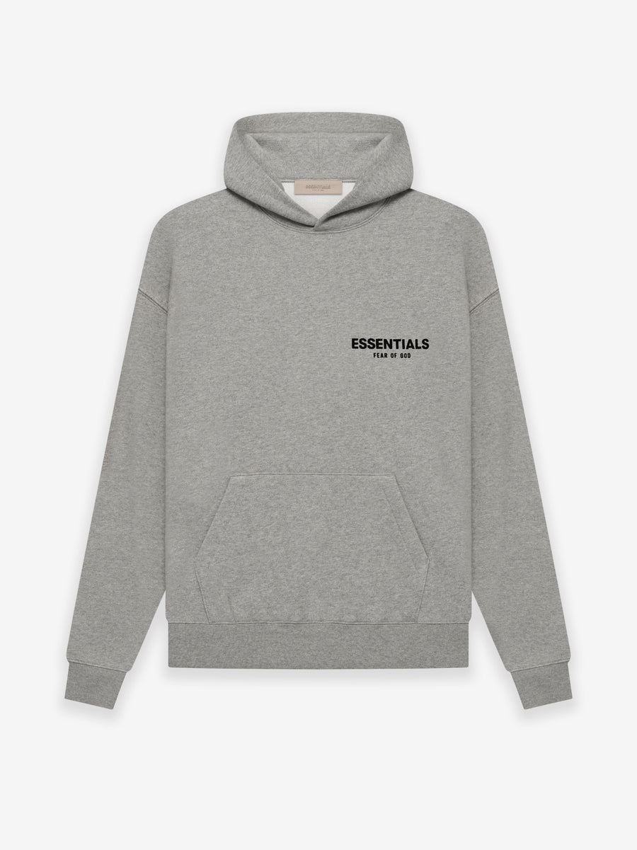 Essentials Hoodie gris oscuro Dark Oatmeal (0497)