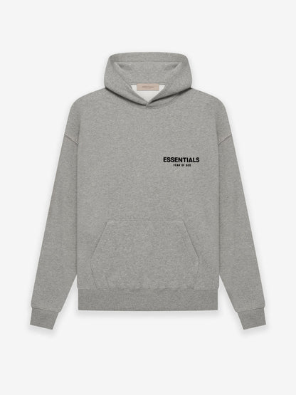 Essentials Hoodie gris oscuro Dark Oatmeal (0497)