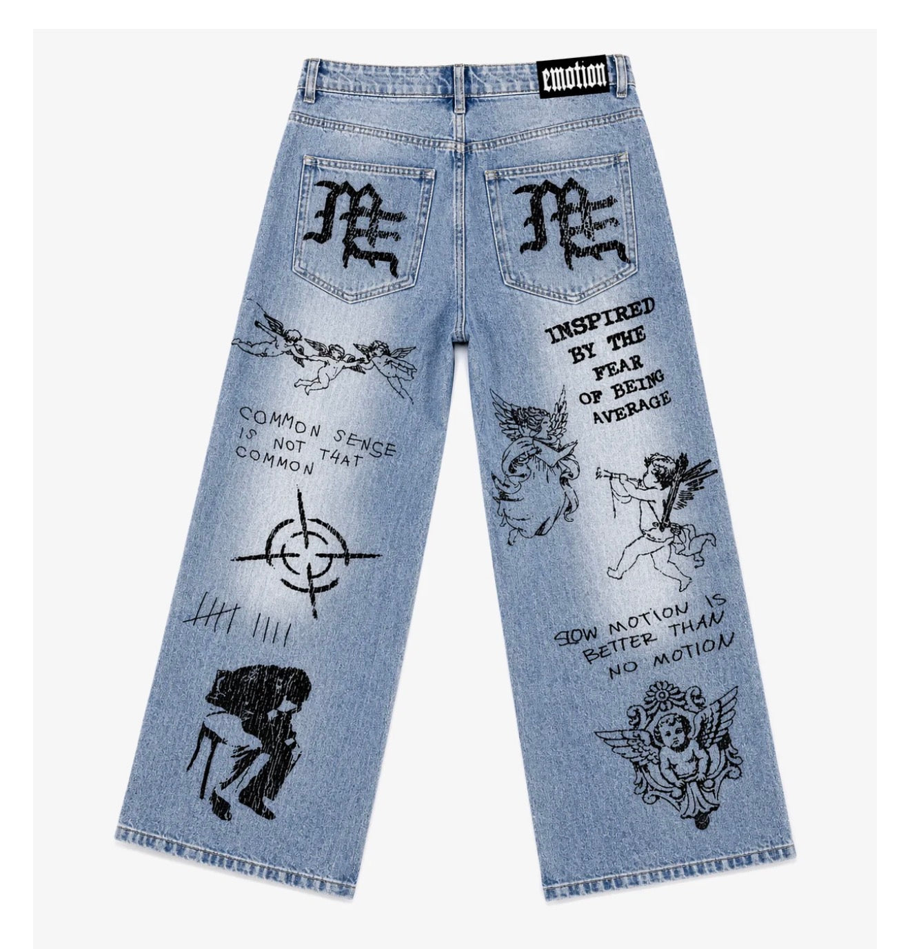 Mixed Emotions 'Black Canvas' Denim