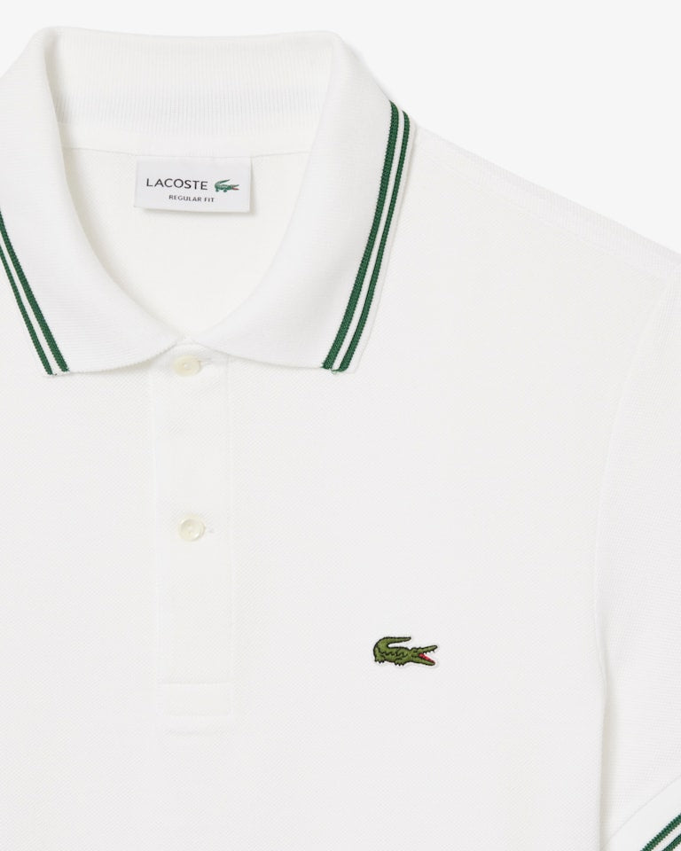 LACOSTE Tshirt tipo poli white