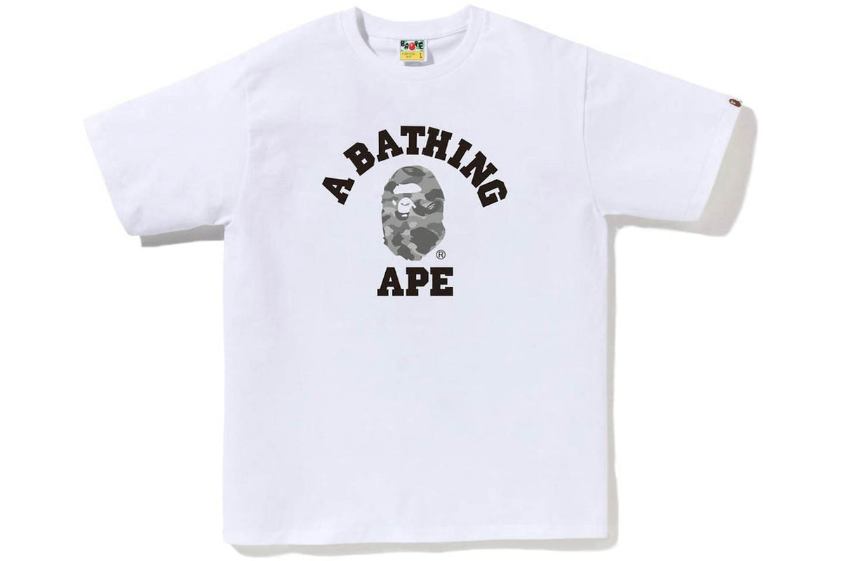 Camiseta BAPE Honeycomb white tee