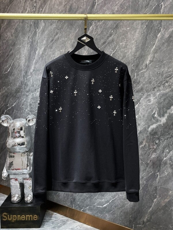 CHROMEHEARTS RHINESTONE MULTI CROSS BLACK