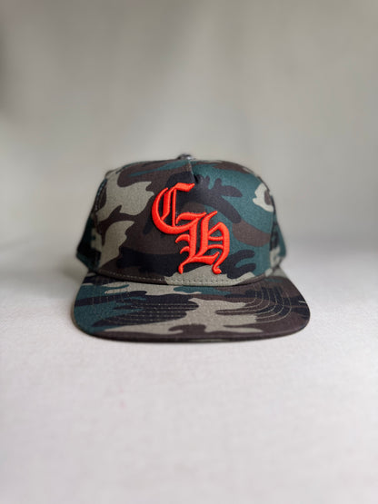 CHROMEHEARTS CAMO CAP