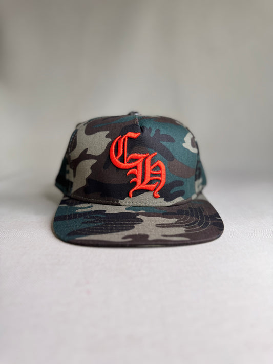 CHROMEHEARTS CAMO CAP