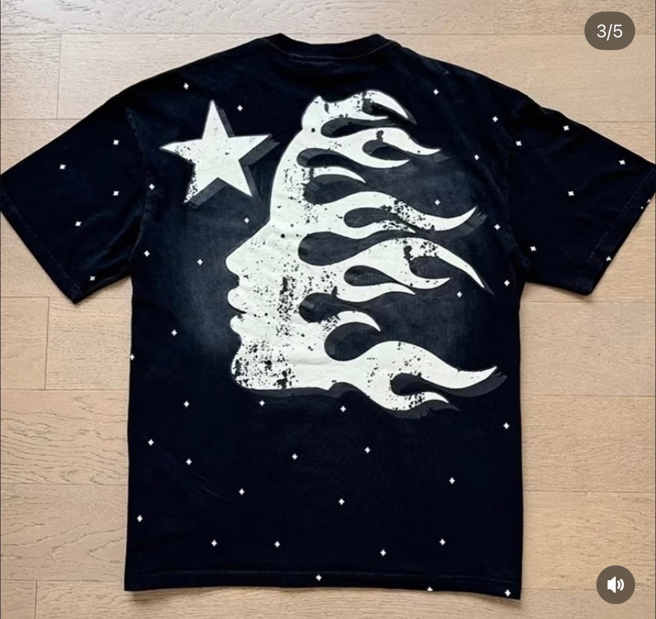 HELLSTAR PATH TO PARADISE BLACK TEE