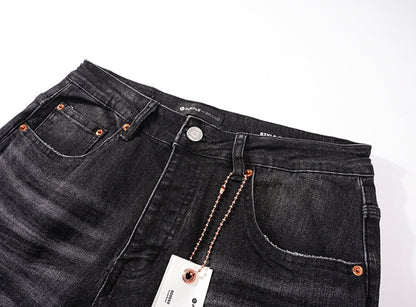 PURPLE PANT BLACK PU144