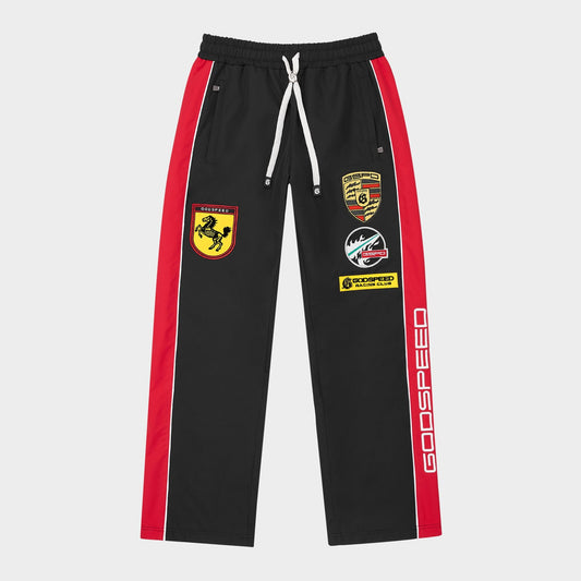GODSPEED GRC TRACKPANTS NYC BLACK/RED