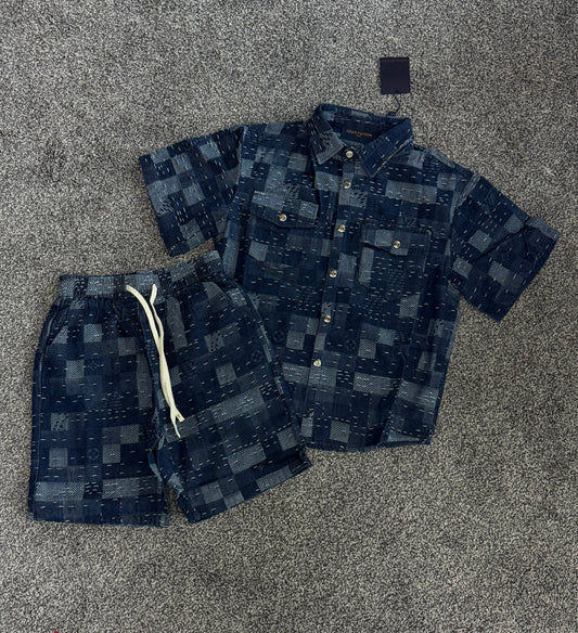 Conjunto Louis Vuitton Azul