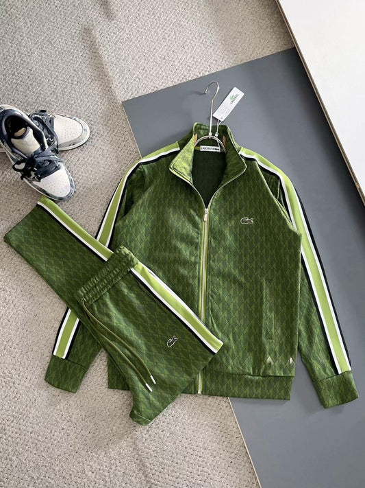 TRACKSUIT LACOSTE GREEN LONG SLEEVE