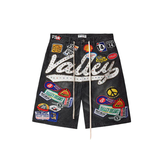 Valley Dreams 1980’s Jorts Black