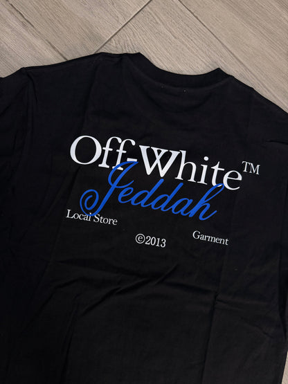 OFF WHITE JEDDAH GARMENT BLACK TSHIRT