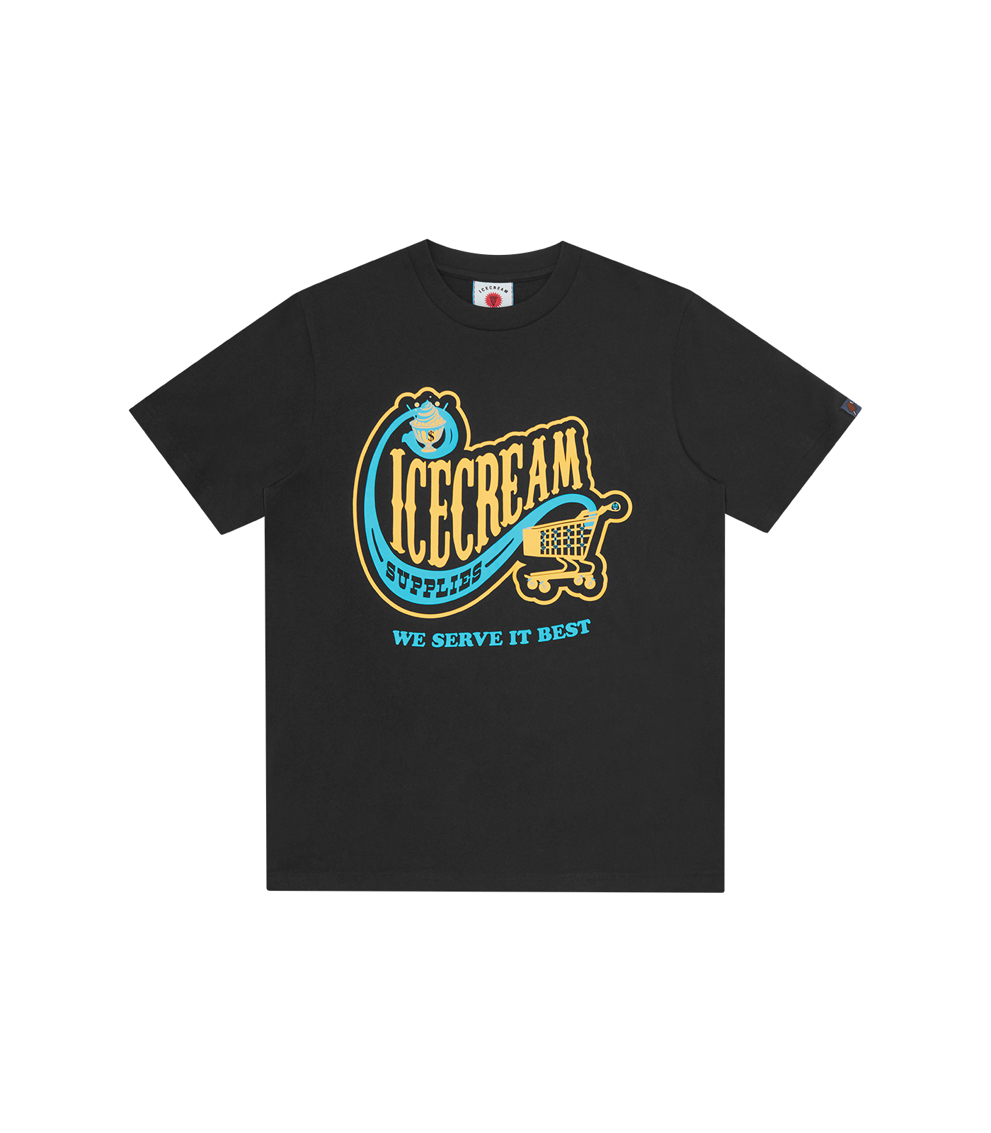 ICECREAM CONVENIENCE STORE T-SHIRT - BLACK