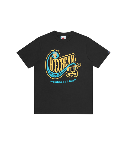 ICECREAM CONVENIENCE STORE T-SHIRT - BLACK