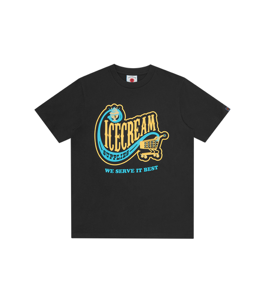 ICECREAM CONVENIENCE STORE T-SHIRT - BLACK
