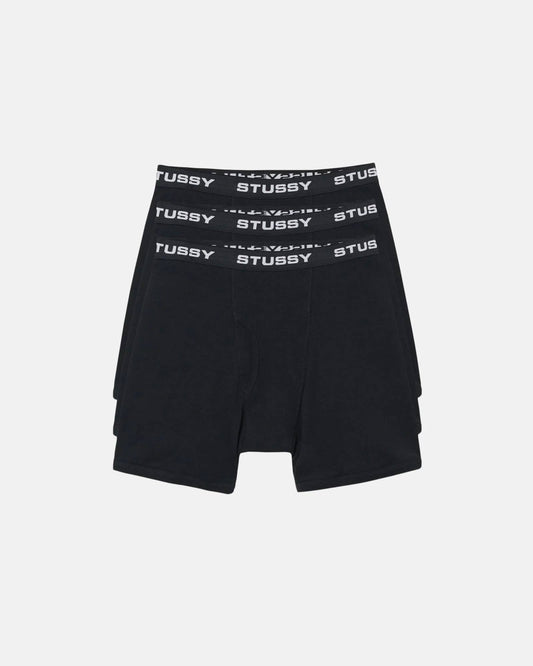 Stüssy Boxer Briefs 3 Pack Black