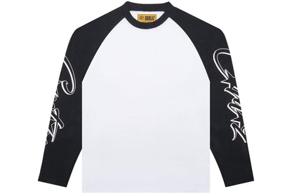 Corteiz Allstarz Raglan Manga Larga Blanco/Negro