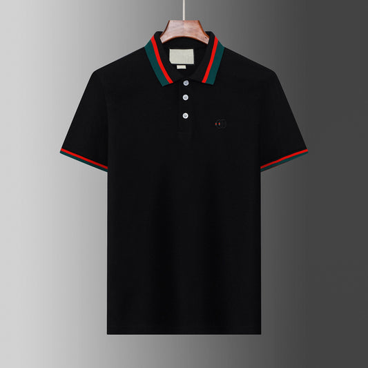 Gucci Stretch Cotton Piquet Polo 'Live Red/Black