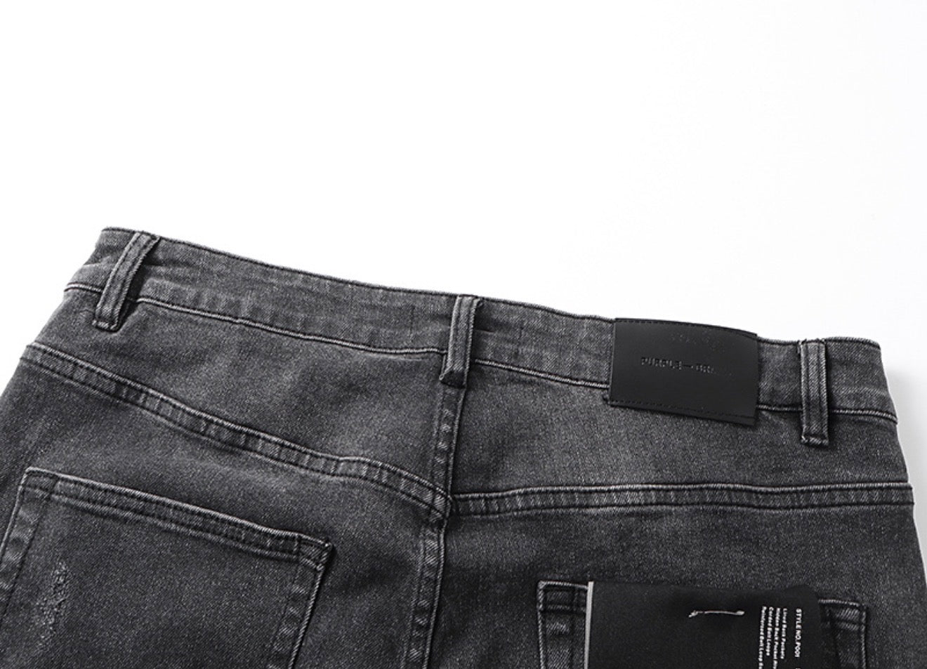 Purple Jeans black Flared PU178