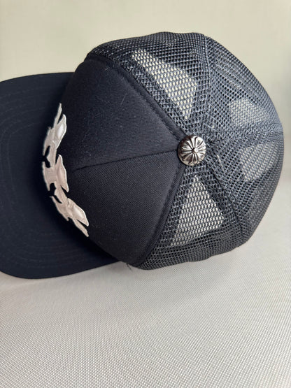 CHROMEHEARTS CEMENTERY TRUCKER HAT BLACK
