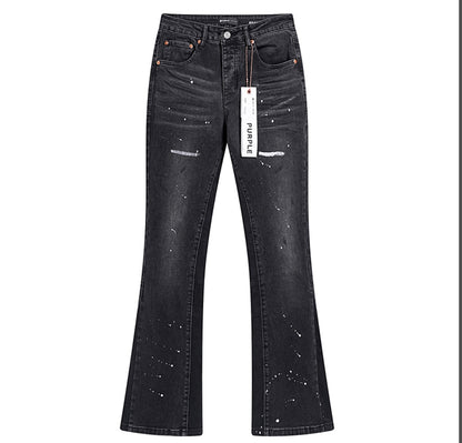 PURPLE FLARE JEANS
