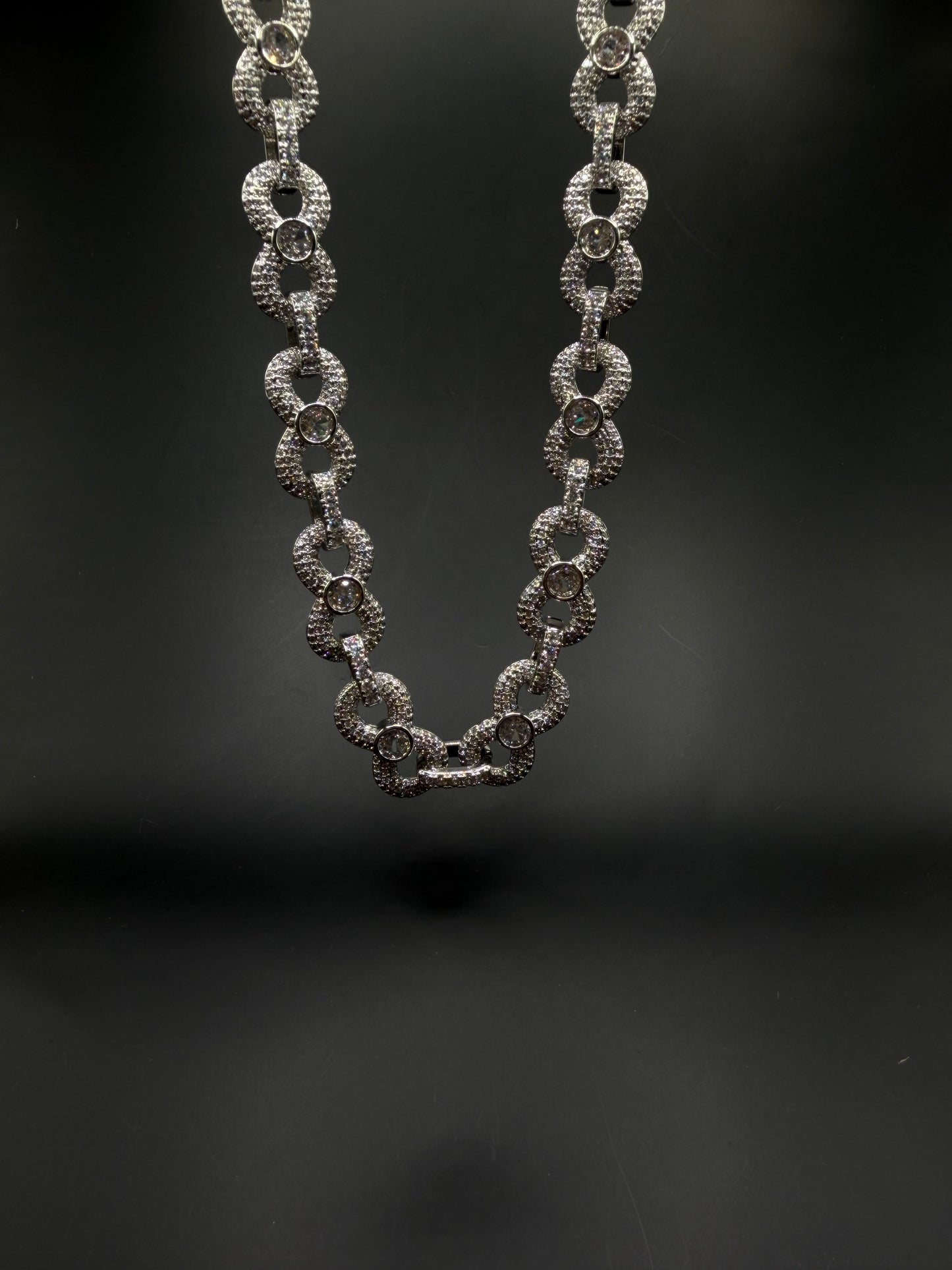 Iced Out Loop Chain Necklace