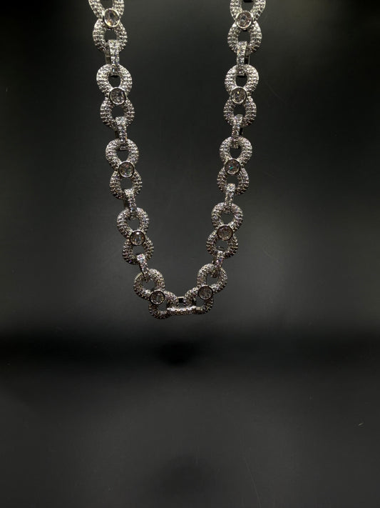 Iced Out Loop Chain Necklace