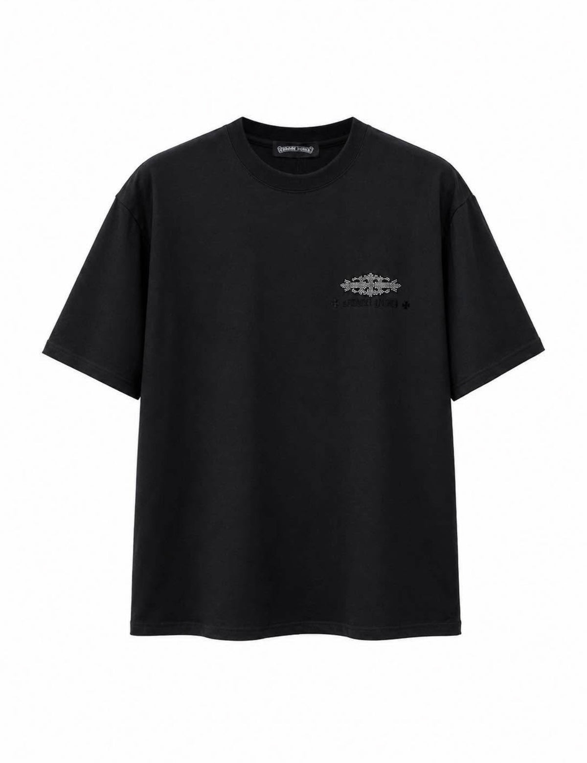 Chromehearts F*ck You black rhinestone Tshirt