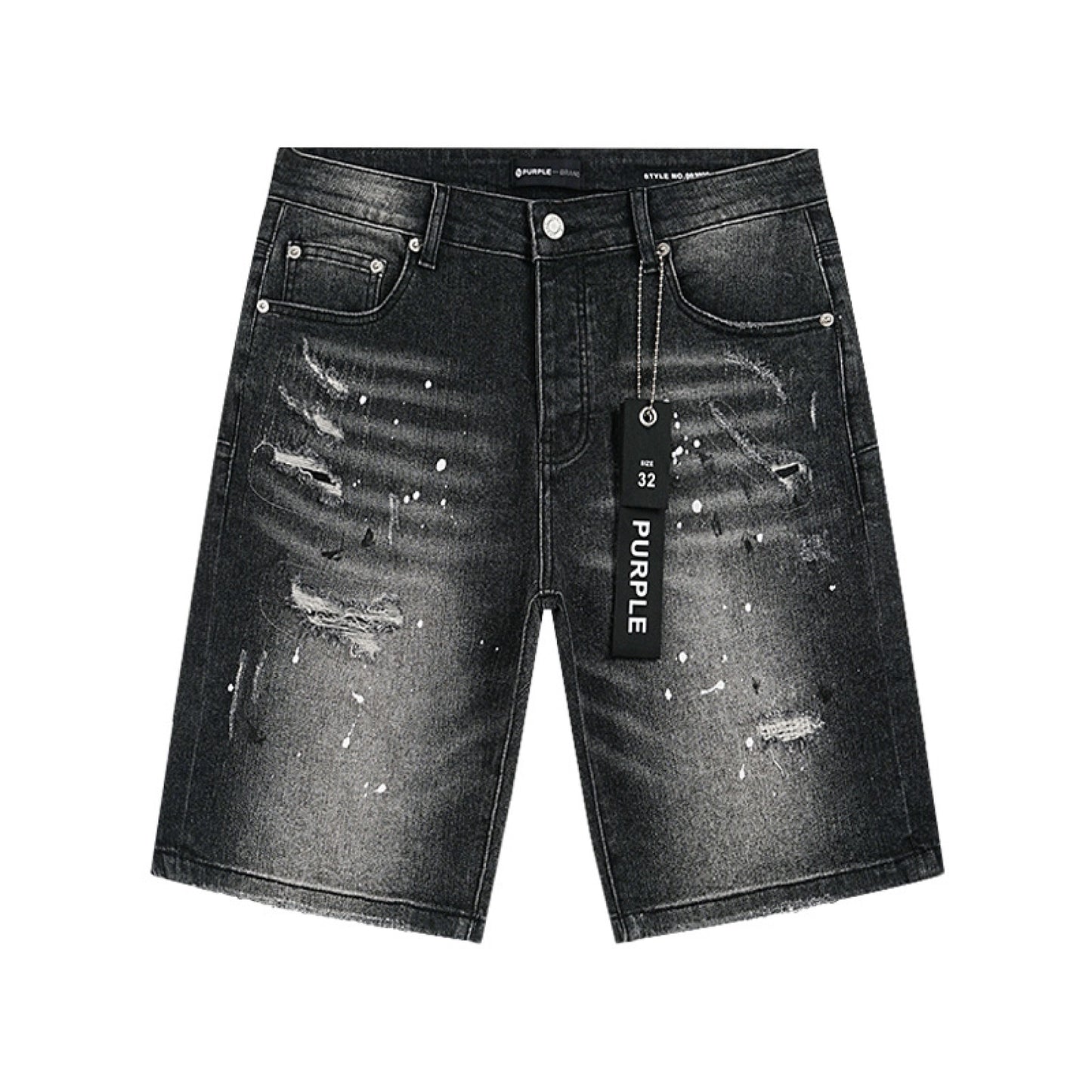 PURPLE SHORT BLACK PU520