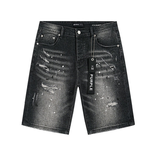 PURPLE SHORT BLACK PU520