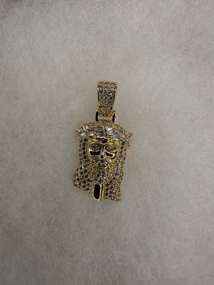 Iced Jesus Piece Oro laminado 14K