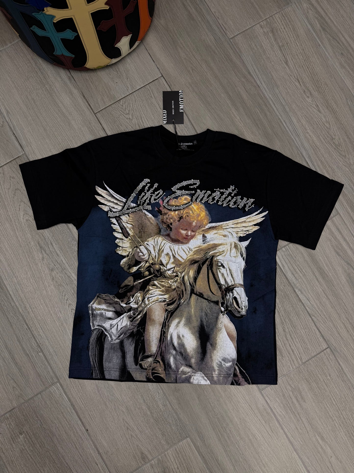 MIXED EMOTION LIFE EMOTION WHITE HORSE