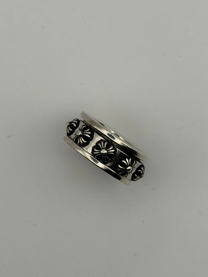Chromehearts Spinner Cross Ring Plata 925