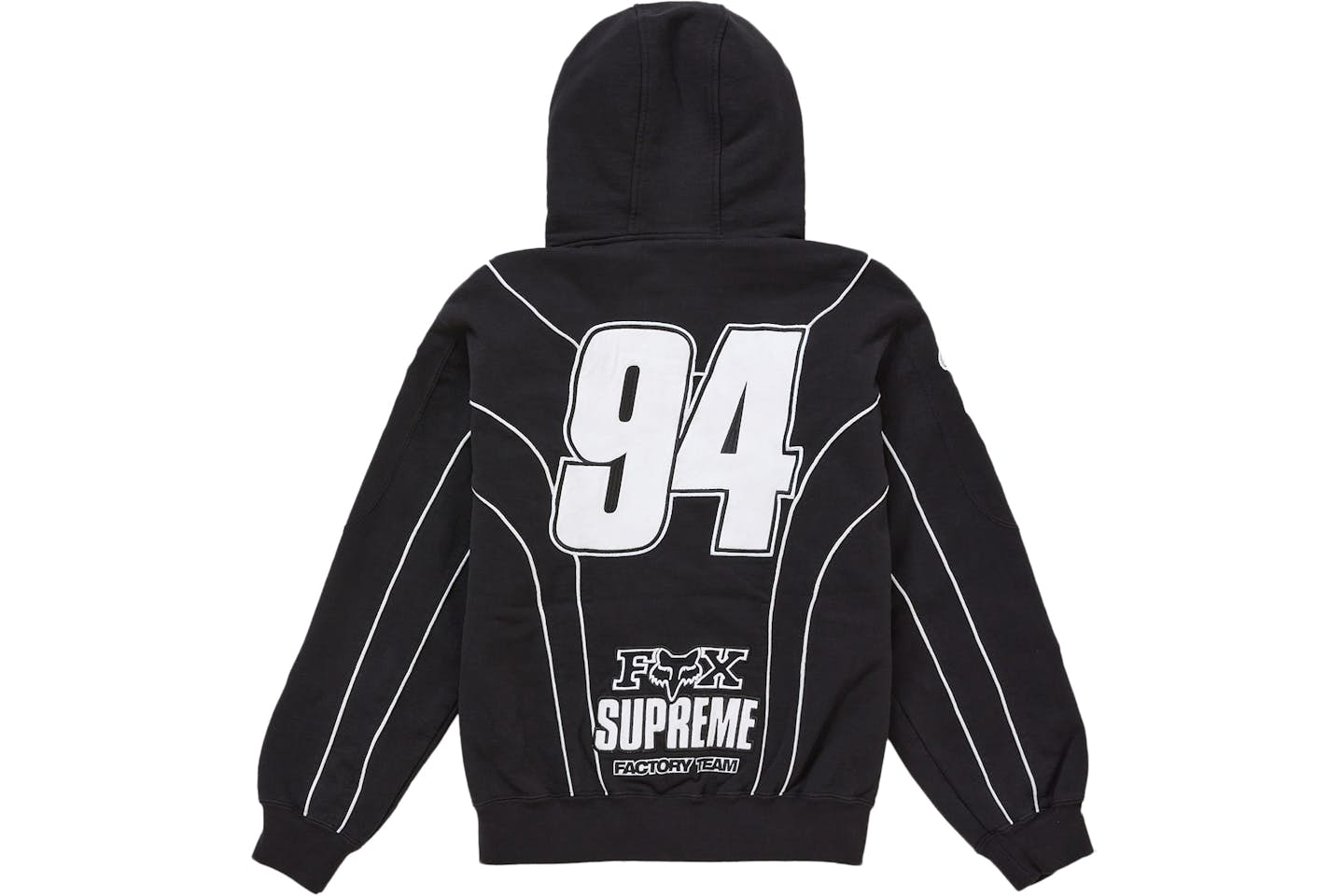 SUPREME FOX RACING ZIP UP HOODIE
