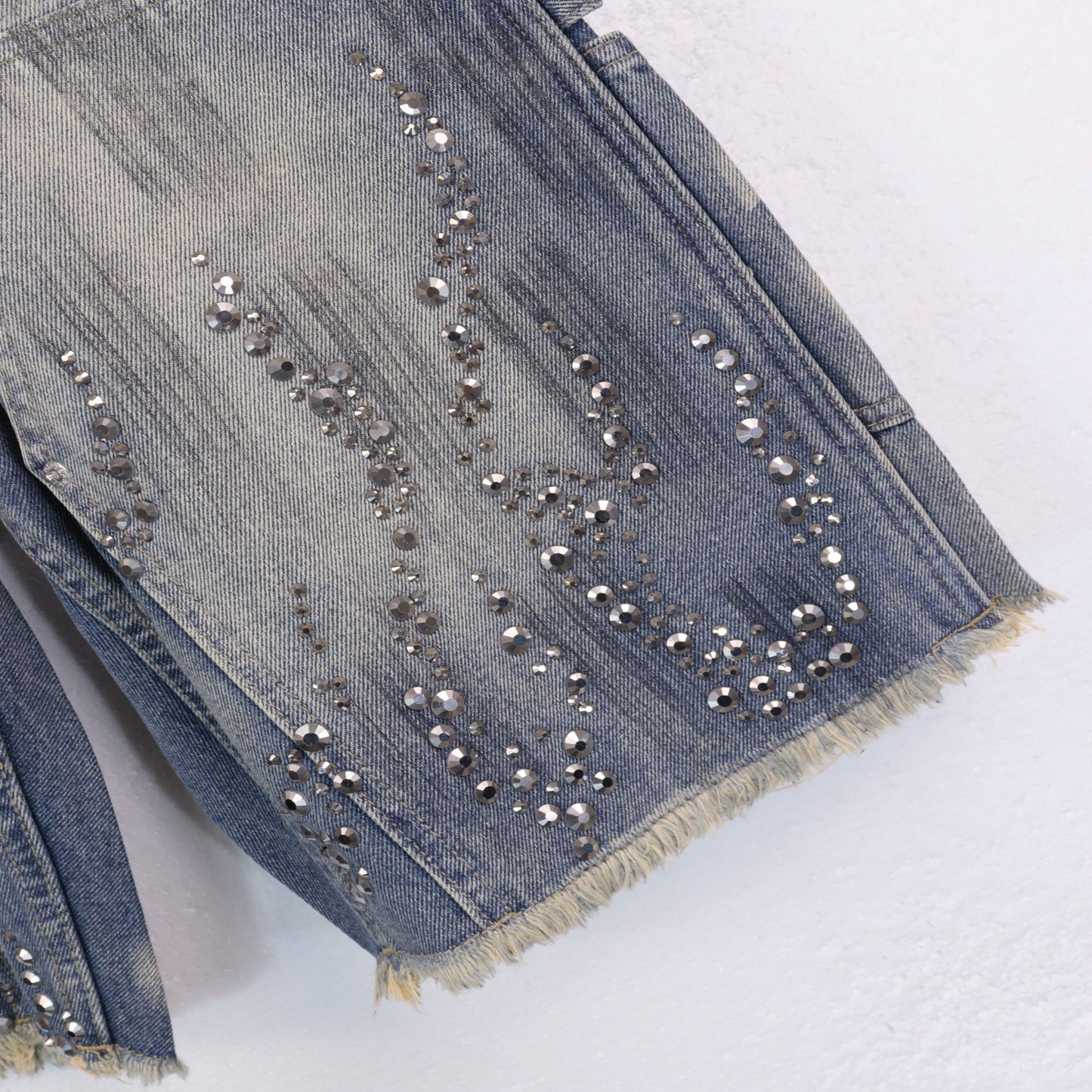 HELLSTAR FLAME DENIM SHORT