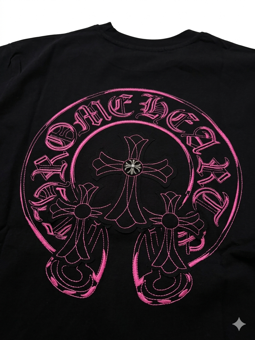 Chromehearts horseshoe pink
