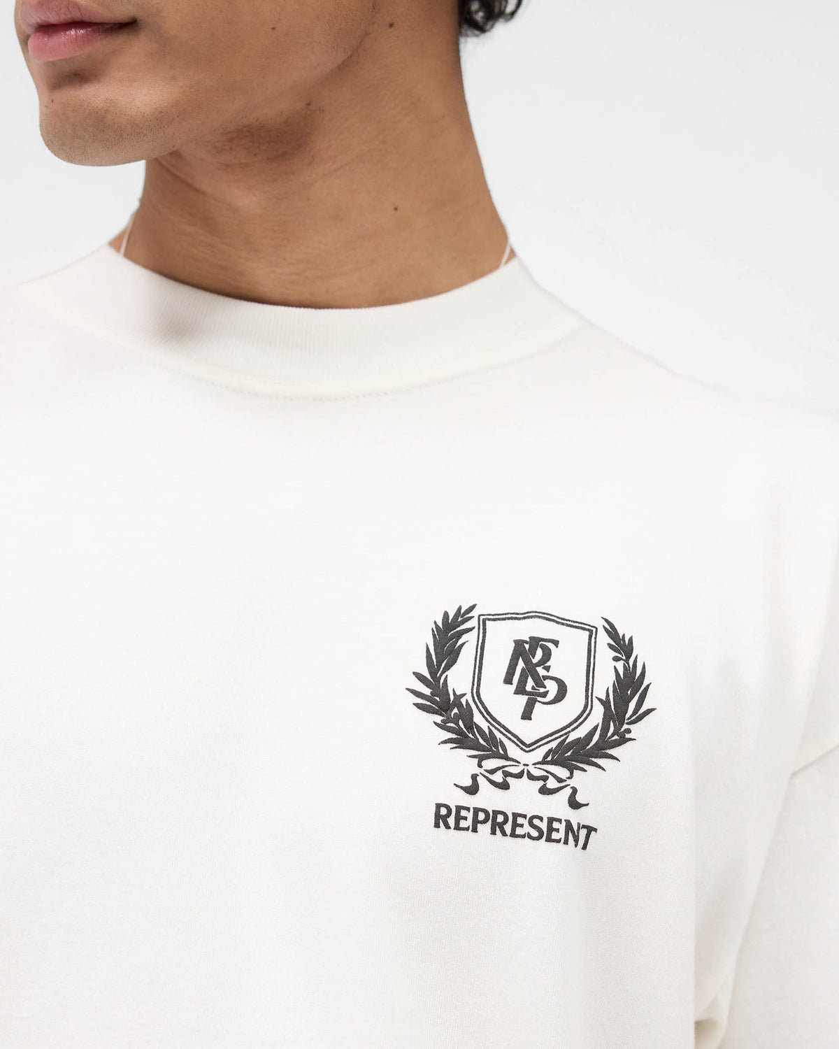 Represent Crest White T-Shirt